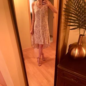 The Reformation Silk High Low Dress